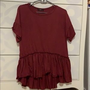 Maroon blouse
